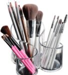 Acrylic Multi-purpose Brush Cosmetic Organizer 3 Compartment – 3