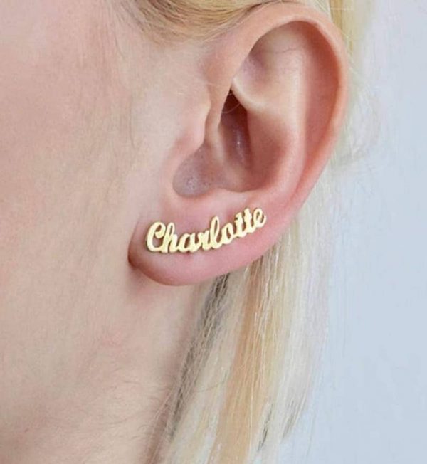 Customized Named Earrings