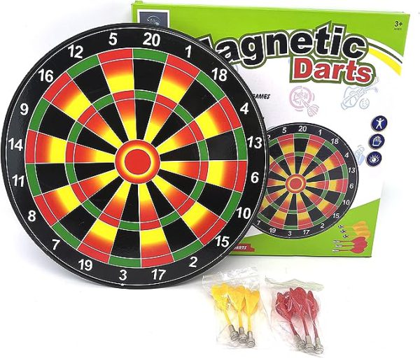 Magnetic Dart Board Game For Adults & Kids – Magnetic Dartboard Safe For Kids – Dart Board For Kids – Magnetic Darts For Kids – Kids Dart BoardAbout this item – 3