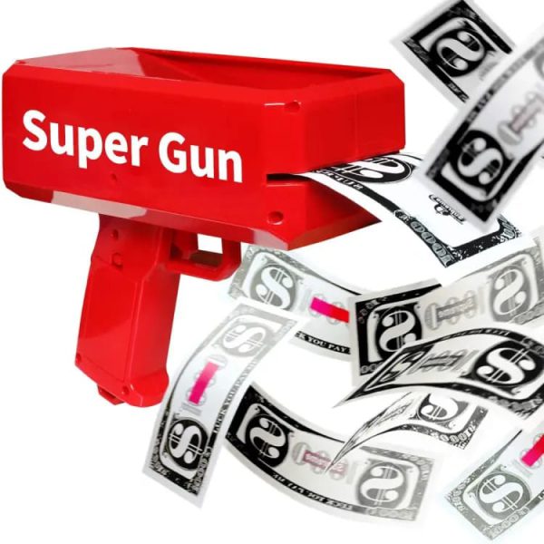 Rain Money Gun_ Paper Playing Spray Money Toy Gun_, Prop Money Gun – 3