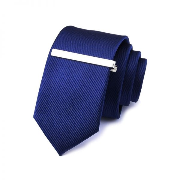 Simple Style Tie Clip for Men Silver Golden Black Metallic