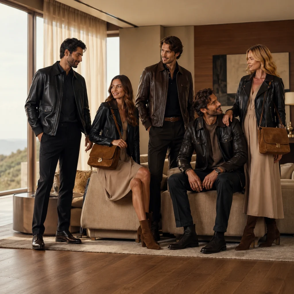 Leather Jackets and Bags