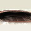 Vintage Lady Embellished Cowhide Clutch 2 Chic cowhide leather handbag CHB-F-1020 with distinctive pattern, trendy women's designer purse with modern flair