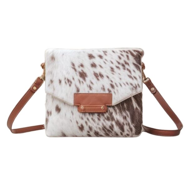 Roxana Cowhide Belted Bag