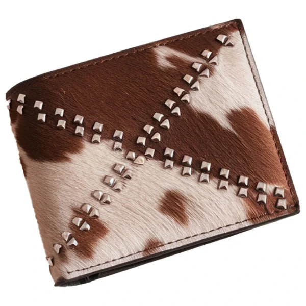 Windmill Cowhide Stud Bifold Wallet