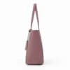 Mauve Luxe Everyday Suede Tote Bag - 4