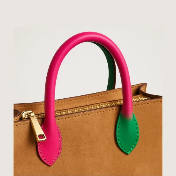WG Dusty Suede Leather Tote Bag