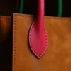 WGB Dusty Suede Leather Tote Bag 4 WGB Dusty Suede Leather Tote Bag - 4