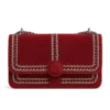 Velvet Rouge Braided Suede Crossbody
