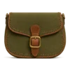 The Heritage Buckle Crossbody – Luxe Handbag with Chain Strap & Buckle Closure