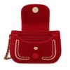 Crimson Curve Suede Mini Bag - 2