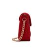 Crimson Curve Suede Mini Bag - 3