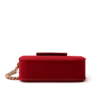 Crimson Curve Suede Mini Bag - 5