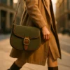 The Heritage Buckle Crossbody Bag – Luxe Handbag with Chain Strap & Buckle Closure 3 The Heritage Buckle Crossbody Bag – Luxe Handbag with Chain Strap & Buckle Closure - 3