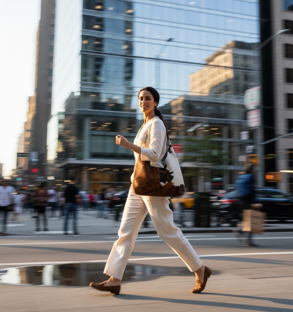 Handcrafted Slouchy Cowhide Crossbody Bag for Women Handcrafted Slouchy Cowhide Crossbody Bag for Women