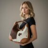 Crescent Moon Cowhide Hobo Bag 6 Crescent Moon Cowhide Hobo Bag - 4