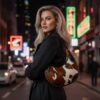Slouchy Crescent Shaped Cowhide Shoulder Bag 3 Slouchy Crescent Shaped Cowhide Shoulder Bag - 1