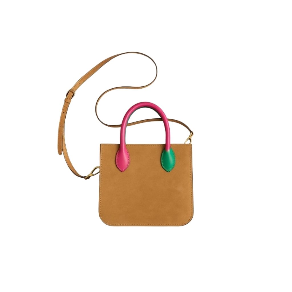 WGB Dusty Suede Leather Tote Bag WGB Dusty Suede Leather Tote Bag