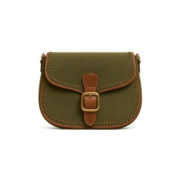 The Heritage Buckle Crossbody – Luxe Handbag with Chain Strap & Buckle Closure The Heritage Buckle Crossbody – Luxe Handbag with Chain Strap & Buckle Closure