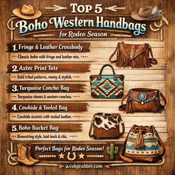 Top 5 Boho Western Handbags for Rodeo Season