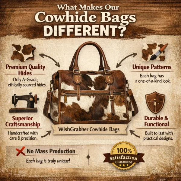 What Makes Our Cowhide Bags Different From Others in the Market? 8 What Makes Our Cowhide Bags Different From Others in the Market?