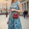 Crimson Curve Suede Mini Bag - 7