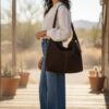 WGB Canyon Suede Hobo Bag 7 WGB Canyon Suede Hobo Bag - 7