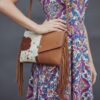 Fringe Boho Cowhide Cross body Leather Tassel Purse 1 Fringe Boho Cowhide Cross body Leather Tassel Purse - 1