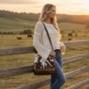 Embellished Cowhide Leather Shoulder Bag for Women 4 Embellished Cowhide Leather Shoulder Bag for Women - 4