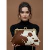 Vanet Cowhide Clutch Purse - 4
