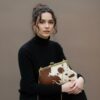 Vanet Cowhide Clutch Purse - 3