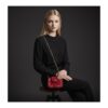 Crimson Curve Suede Mini Bag - 9