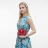 Crimson Curve Suede Mini Bag - 8