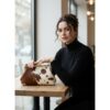 Vanet Cowhide Clutch Purse - 2