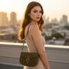 The Heritage Buckle Crossbody Bag – Luxe Handbag with Chain Strap & Buckle Closure 5 The Heritage Buckle Crossbody Bag – Luxe Handbag with Chain Strap & Buckle Closure - 5