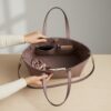 Mauve Luxe Everyday Suede Tote Bag - 1