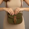 The Heritage Buckle Crossbody Bag – Luxe Handbag with Chain Strap & Buckle Closure 4 The Heritage Buckle Crossbody Bag – Luxe Handbag with Chain Strap & Buckle Closure - 4
