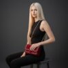 Velvet Rouge Braided Suede Crossbody Bag 6 Velvet Rouge Braided Suede Crossbody Bag - 6