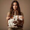 Genuine Cowhide Tote Bag - 2