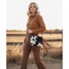 Fringe Cowhide Leather Clutch – Western Crossbody Purse for Women - 4