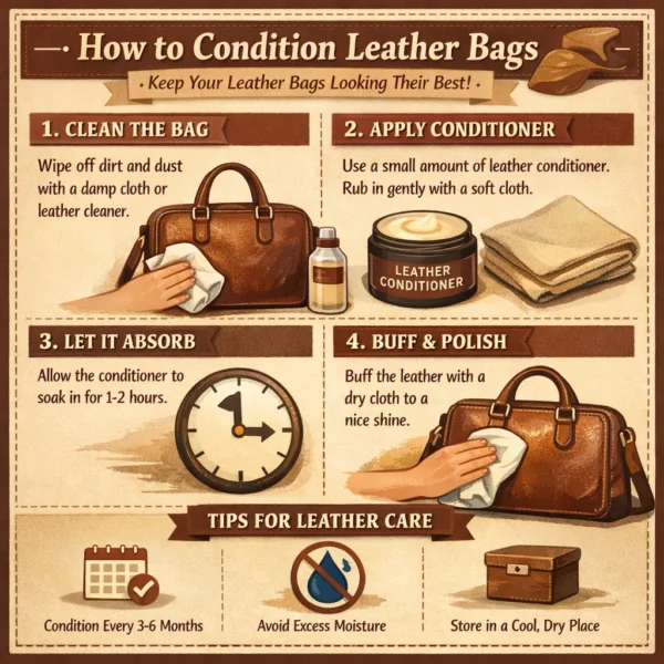 How to Condition Leather Bags the Right Way