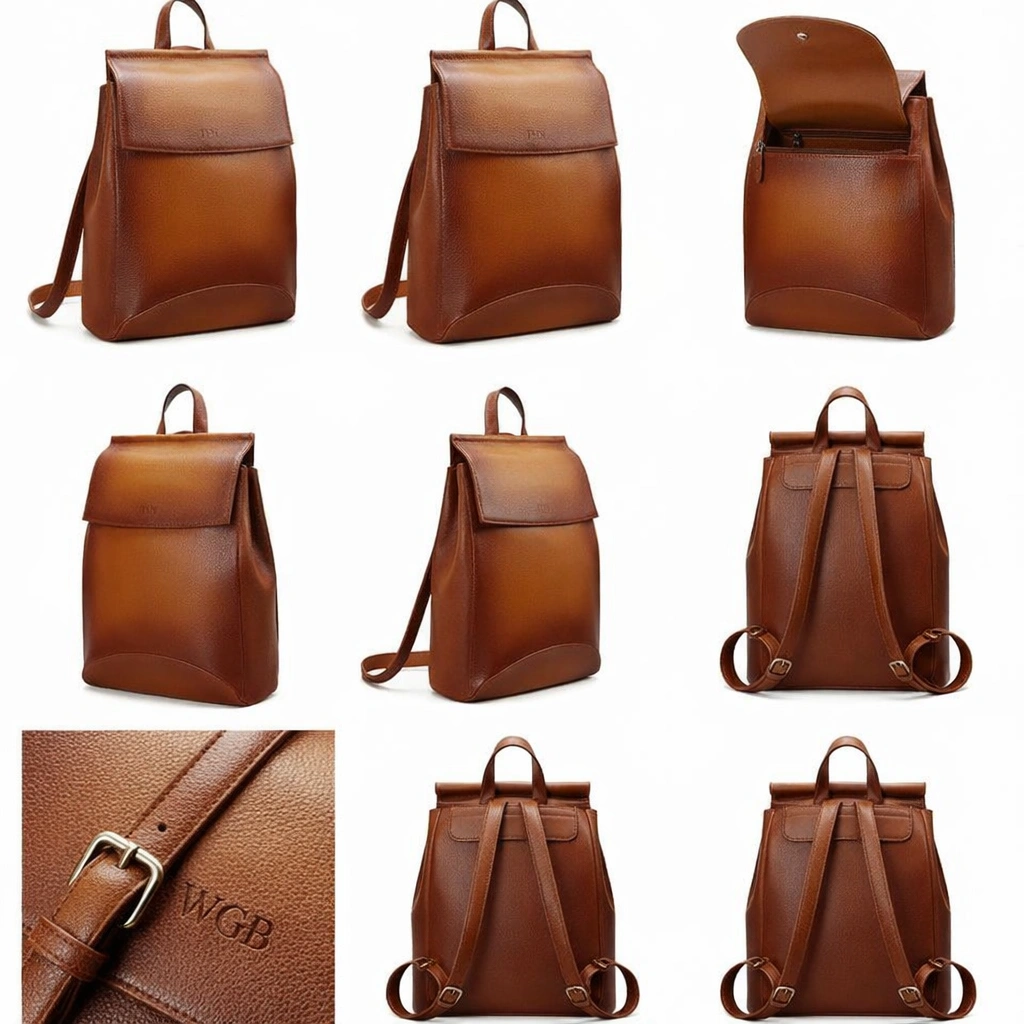 WGB Sorrel Range Handcrafted Full-Grain Leather Convertible Backpack WGB Sorrel Range Handcrafted Full-Grain Leather Convertible Backpack