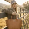 WGB Azalea Ranch Large Capacity Shoulder Tote Bag 8 WGB Azalea Ranch Large Capacity Shoulder Tote Bag - 8