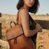 WGB Sorrel Range Handcrafted Full-Grain Leather Convertible Backpack - 7