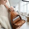 Terrace Convertible Leather Sling Backpack – 8L Full‑Grain Cowhide, Western‑Modern Carry 6 Terrace Convertible Leather Sling Backpack – 8L Full‑Grain Cowhide, Western‑Modern Carry - 6