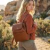 Crosby Heritage Leather Backpack – Mountain Grain, Modern Lines - 8