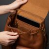 Crosby Heritage Leather Backpack – Mountain Grain, Modern Lines - 5