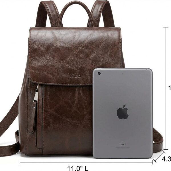 Montmarte Convertible Full-Grain Leather Backpack - 4