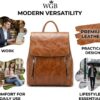 Montmarte Convertible Full-Grain Leather Backpack 3 Montmarte Convertible Full-Grain Leather Backpack - 3