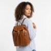 Sable Ridge Compact Leather Backpack 3 Sable Ridge Compact Leather Backpack - 3